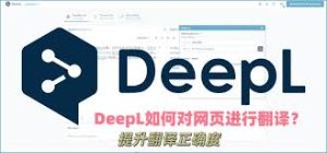 Deepl翻译网页版操作详解:新手快速上手?